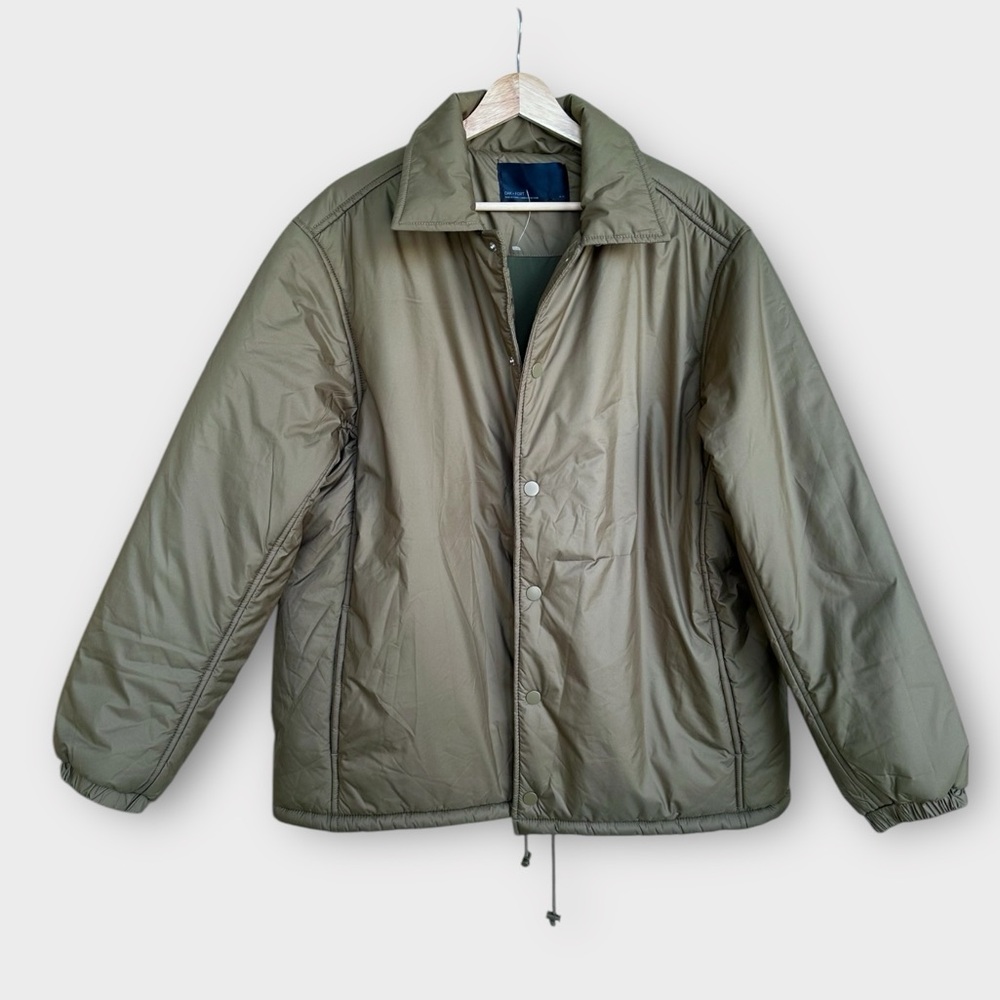 NEW Oak + Fort Olive Green Coach Jacket – Padded Style, M